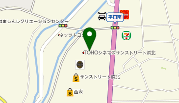 タリーズコーヒー サンストリート浜北店の地図画像
