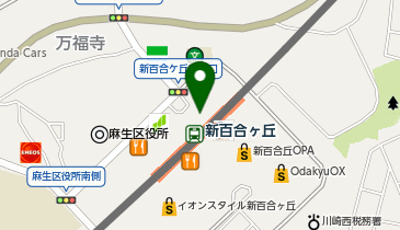 タリーズコーヒー 小田急マルシェ新百合ケ丘店の地図画像