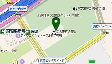 タリーズコーヒー がん研有明病院店の地図画像