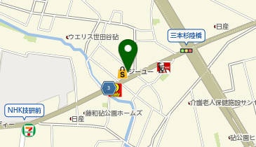 タリーズコーヒー 砧世田谷通り店の地図画像