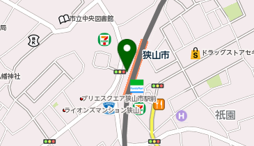 タリーズコーヒー Emio狭山市店の地図画像
