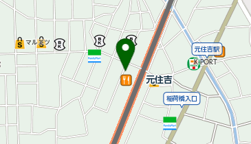 タリーズコーヒー 元住吉駅店の地図画像