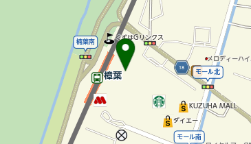 タリーズコーヒー KUZUHA MALL店の地図画像