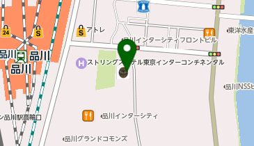 タリーズコーヒー 品川インターシティ店の地図画像