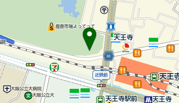 タリーズコーヒー 天王寺公園店の地図画像