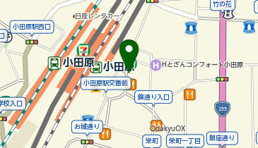 タリーズコーヒー 小田原トザンイースト店の地図画像