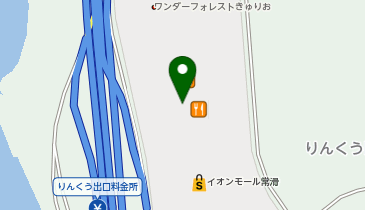 タリーズコーヒー イオンモール常滑BOOK & CAFE店の地図画像