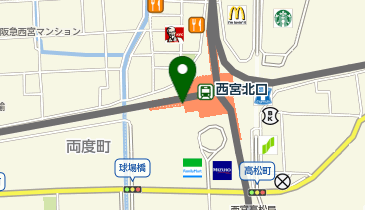 タリーズコーヒー 阪急西宮北口店の地図画像