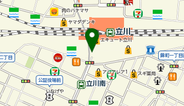 タリーズコーヒー エキュート立川店の地図画像