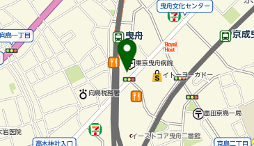 タリーズコーヒー 東武曳舟駅店の地図画像