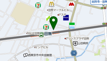 タリーズコーヒー エミオ田無店の地図画像