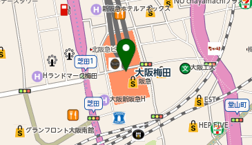 タリーズコーヒー 阪急大阪梅田駅3F店の地図画像