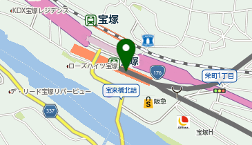 タリーズコーヒー 阪急宝塚店の地図画像