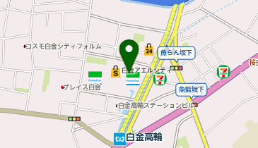 タリーズコーヒー 白金高輪駅店の地図画像