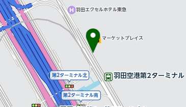 タリーズコーヒー 羽田空港第2ターミナル店の地図画像