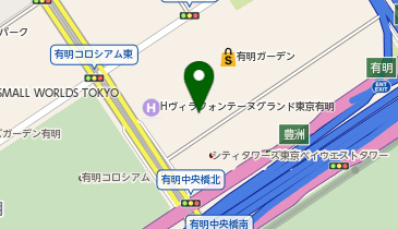 タリーズコーヒー 東京ガーデンシアター店の地図画像