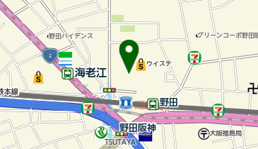 タリーズコーヒー 野田阪神ウイステ店の地図画像