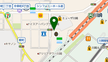 タリーズコーヒー カワサキデルタ店の地図画像