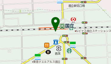 タリーズコーヒー &TEA nonowa国立SOUTH店の地図画像