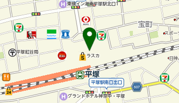 タリーズコーヒー &TEA ラスカ平塚店の地図画像