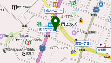 タリーズコーヒー &TEA 虎ノ門ヒルズ店の地図画像