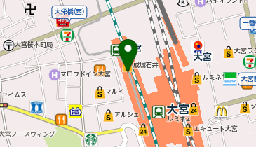 タリーズコーヒー SELECT ニューシャトル大宮店の地図画像