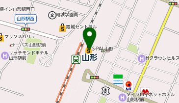 タリーズコーヒー &TEA エスパル山形店の地図画像