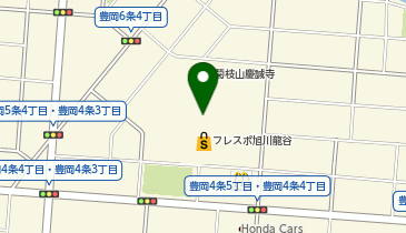 タリーズコーヒー フレスポ旭川龍谷店の地図画像