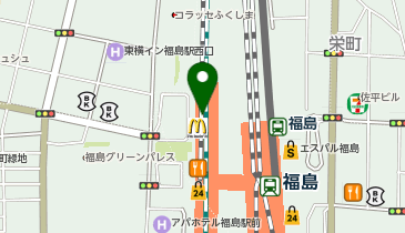 タリーズコーヒー Pivot福島店の地図画像