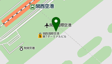 タリーズコーヒー 関西国際空港 第1ターミナルビル店の地図画像