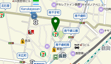 タリーズコーヒー 長野アイビースクエア店の地図画像