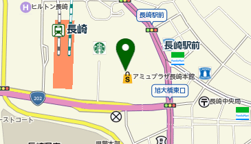 タリーズコーヒー アミュプラザ長崎店の地図画像