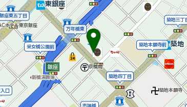 タリーズコーヒー 東銀座店の地図画像