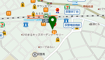 タリーズコーヒー 西武しんきん荻窪店の地図画像