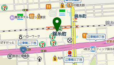 タリーズコーヒー 錦糸町テルミナ店の地図画像