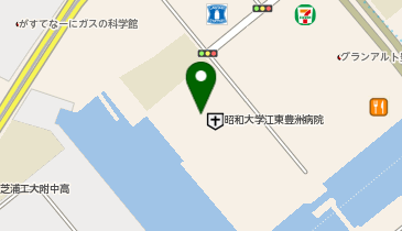 タリーズコーヒー 昭和医科大学江東豊洲病院店の地図画像