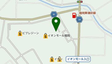 タリーズコーヒー フタバ図書TERAイオンモール福岡店の地図画像