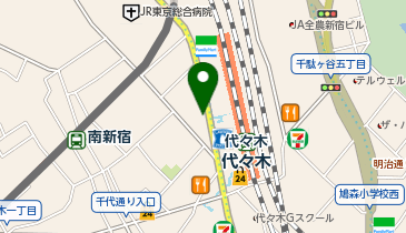 タリーズコーヒー 代々木駅北口店の地図画像