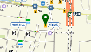 タリーズコーヒー フォンテAKITA店の地図画像