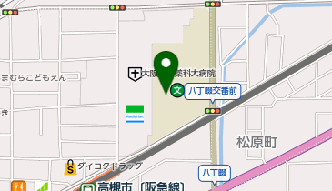 タリーズコーヒー 大阪医科薬科大学病院店の地図画像