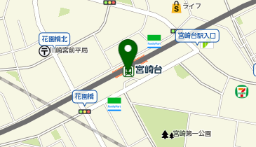 タリーズコーヒー 宮崎台店の地図画像