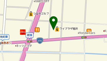 タリーズコーヒー ワイプラザ新保店の地図画像