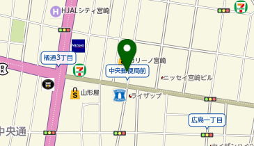 タリーズコーヒー 宮崎高千穂通り店の地図画像
