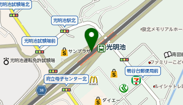 エニタイムフィットネス 光明池駅前店の地図画像