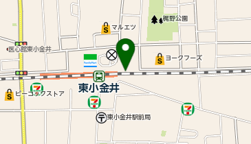 エニタイムフィットネス 東小金井店の地図画像