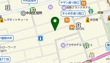 エニタイムフィットネス 大名店の地図画像