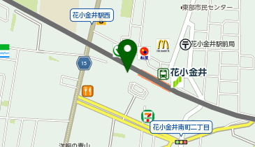 エニタイムフィットネス 花小金井店の地図画像