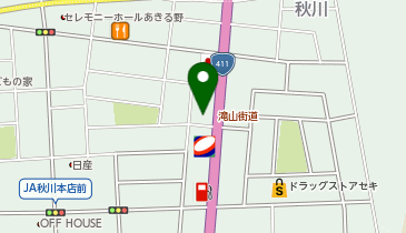エニタイムフィットネス 秋川店の地図画像
