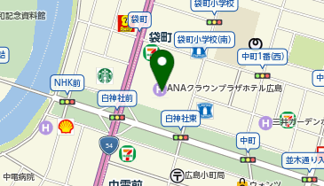 エニタイムフィットネス ANAクラウンプラザホテル広島店の地図画像