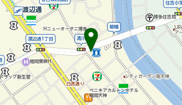 エニタイムフィットネス 渡辺通店の地図画像